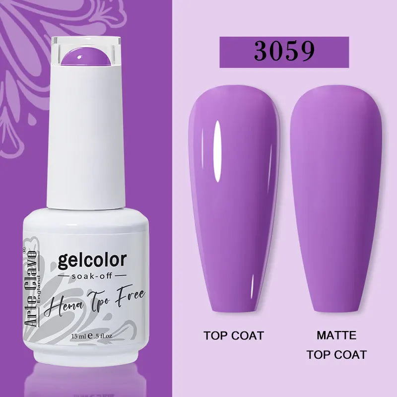 Arte Clavo Red Series Nail Polish Party Colors Gel Varnishes All