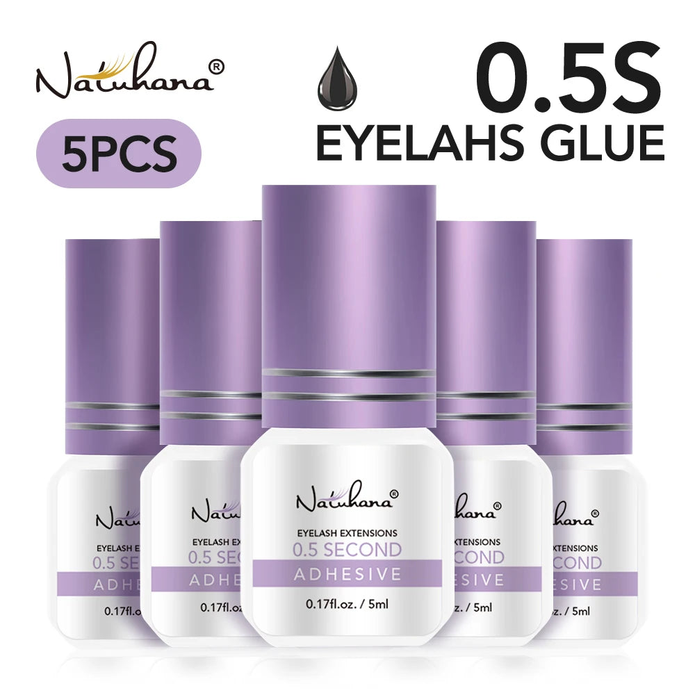 NATUHAHA Lot Eyelashes Glue Fast Drying Long Lasting Lashes Adhesive Qme