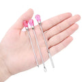 3PCS Poke Needle Digging Power Spoon Stir bar Tool Set For Professional Silicone UV Glue Resin Mold Epoxy Jewelry Making Tools Qme Default Title