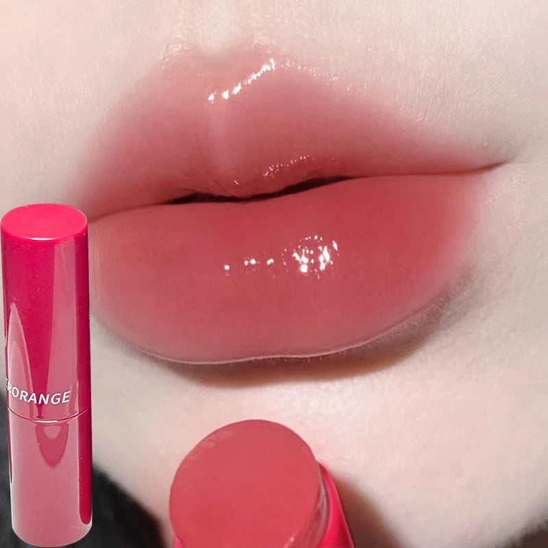 Rose Tea Brown Jelly Lipstick Crystal Tinted Lip Balm 8 Colors Anti-cracking Cherry Peach Lip Gloss Repairing Lip Care Cosmetics Qme 05