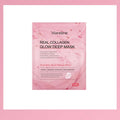Overnight Collagen Real Deep Mask Supplement Collagen Hydrating Mask Elasticity Improvement Pore Minimizing Firming Lifting Mask Qme 1pc