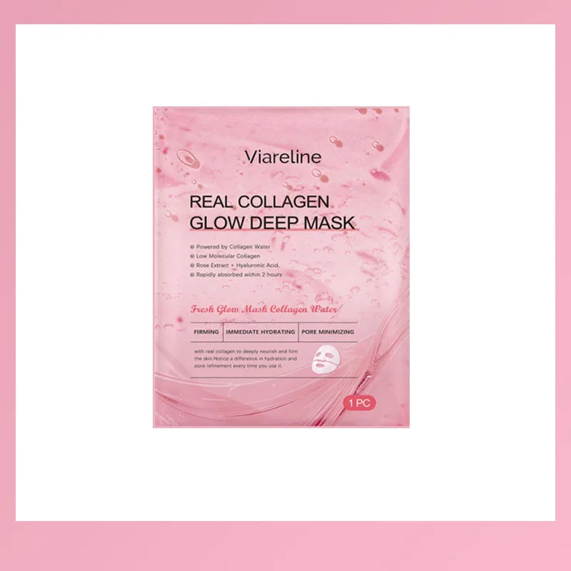 Overnight Collagen Real Deep Mask Supplement Collagen Hydrating Mask Elasticity Improvement Pore Minimizing Firming Lifting Mask Qme 1pc