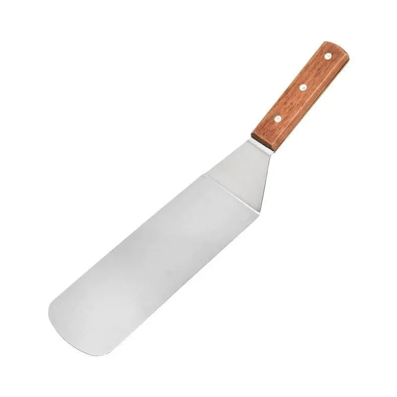 Stainless Steel Spatula Grill Scraper Non Stick Durable Barbecue Qme A