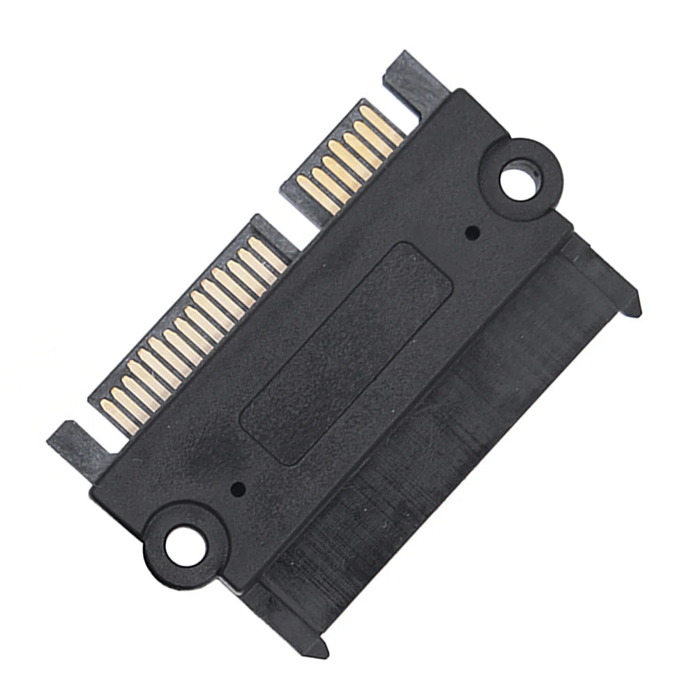 10-1PCS SATA Male To Female Power Data Converter 22Pin Power Data Adapter SATA To SATA Converter Qme