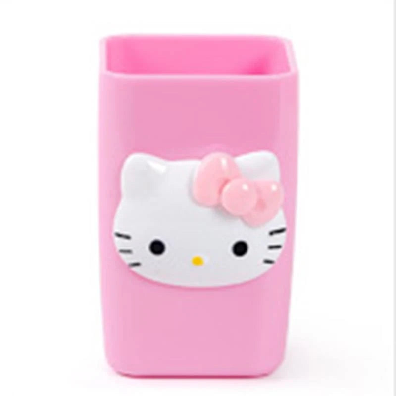 Hello Kitty Cup Shock-resistant Creative Couple's Mouthwash Plastic Qme