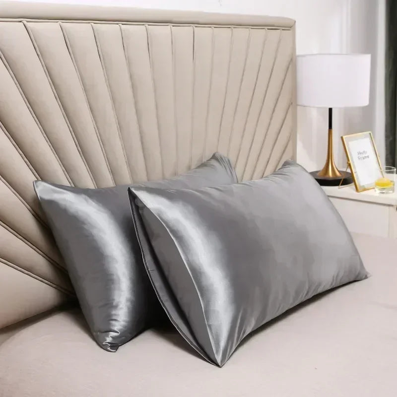 100% Natural Mulberry Silk Pillow Case Real Silk Protect Hair Skin Pillowcase Any Size Customized Bedding Pillow Cases Cover Qme