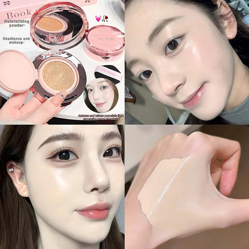 Korean Hydrating Air Cushion BB Cream Concealer Light Natural Qme LG03QD-1