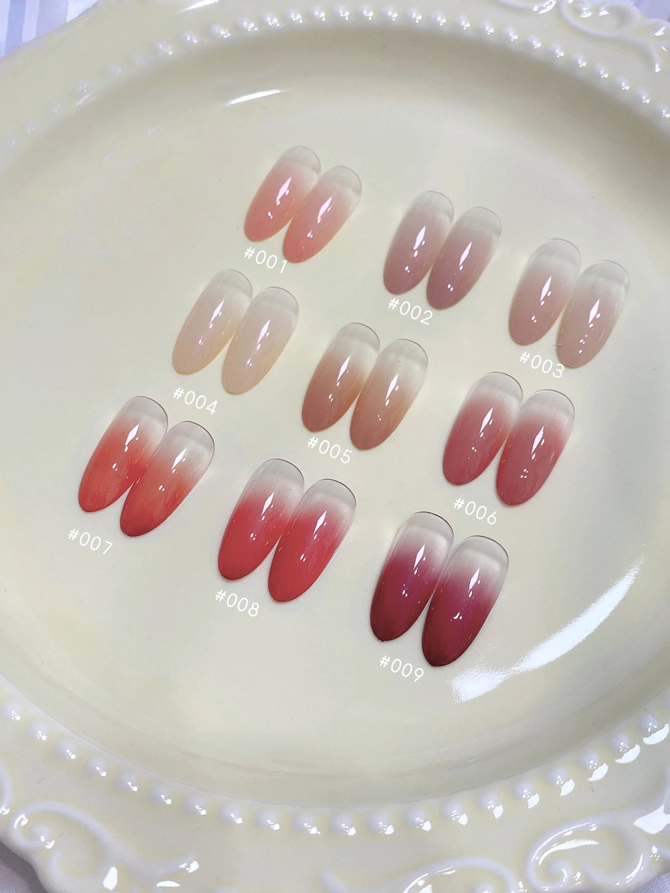 9 Painting Gel Nail Polish Nude Pink Smudge Canned Saturation Popular Qme