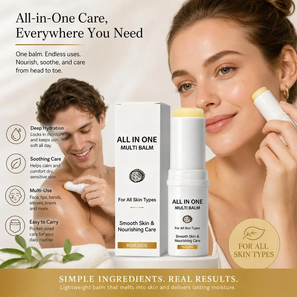 9g Black Truffle All-in-one Multi Serum Stick Moisturizing Glowy Finish Solid Skin Cream Relieve Dry Skin Enhance Elasticity Qme