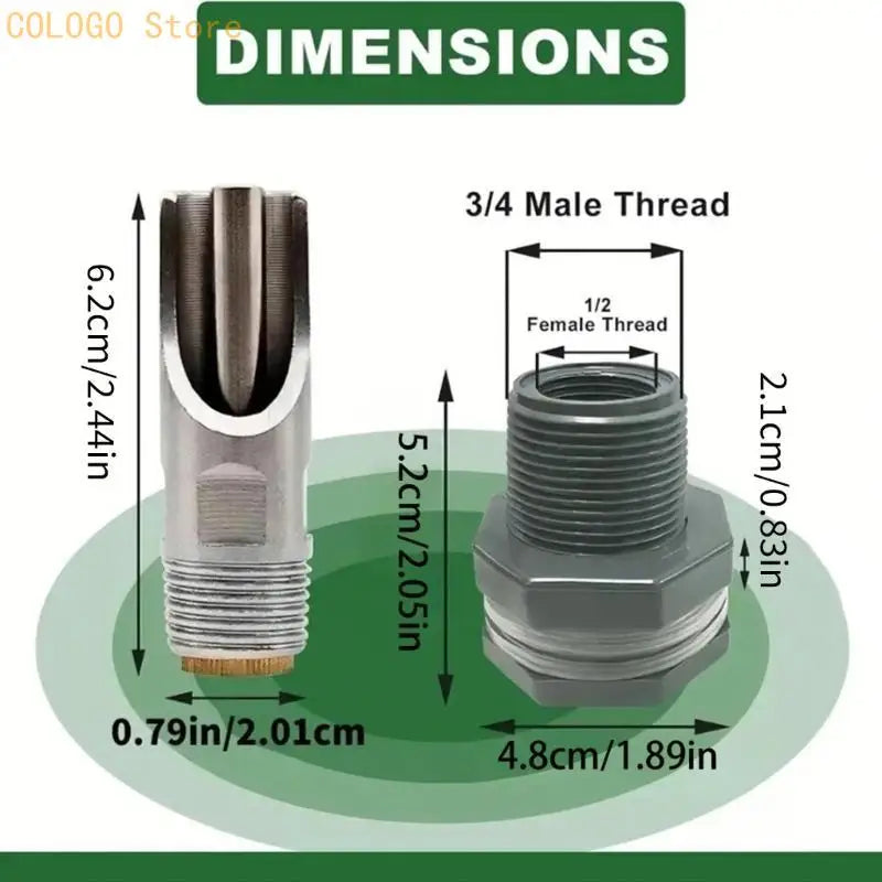 5 Pig Waterer Nipples Stainless Steel Easy Installation Watering Tool Qme