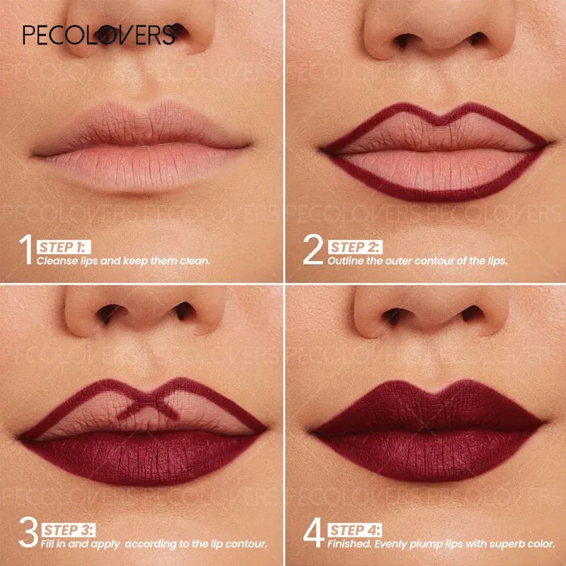 Matte Lipliner Describe Contour Lips Plump Charming Multi Selection Qme