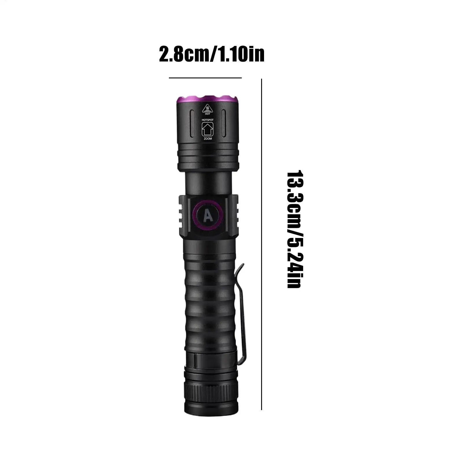 Blood Light for Tracking Deer Rechargeable Tracking Flashlight Nighttime Trail Finder Light for Detection Outdoor Camping Travel Qme