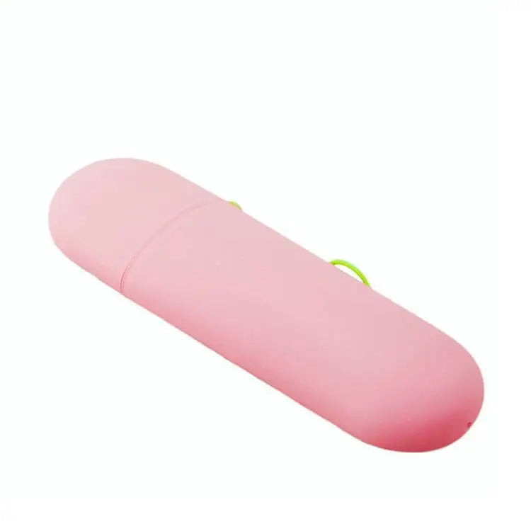 Portable Toothbrush Holder Cover Case Box Toothbpaste Travel Camping Qme CF006-3