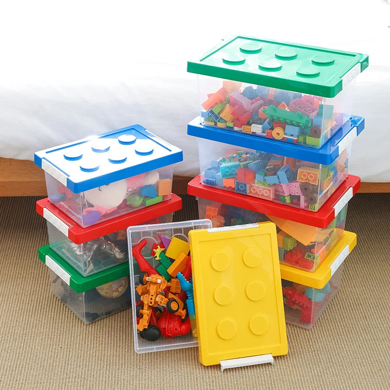 Stationary Holder Sundries Snack Container Kids Building Block Qme