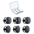 2-6PCS LED Light Dimming Blocker Cover for Meta Glasses's Camera Lens Protect Covers with Box for Meta Smart Glasses Accessories Qme 6PCS Set