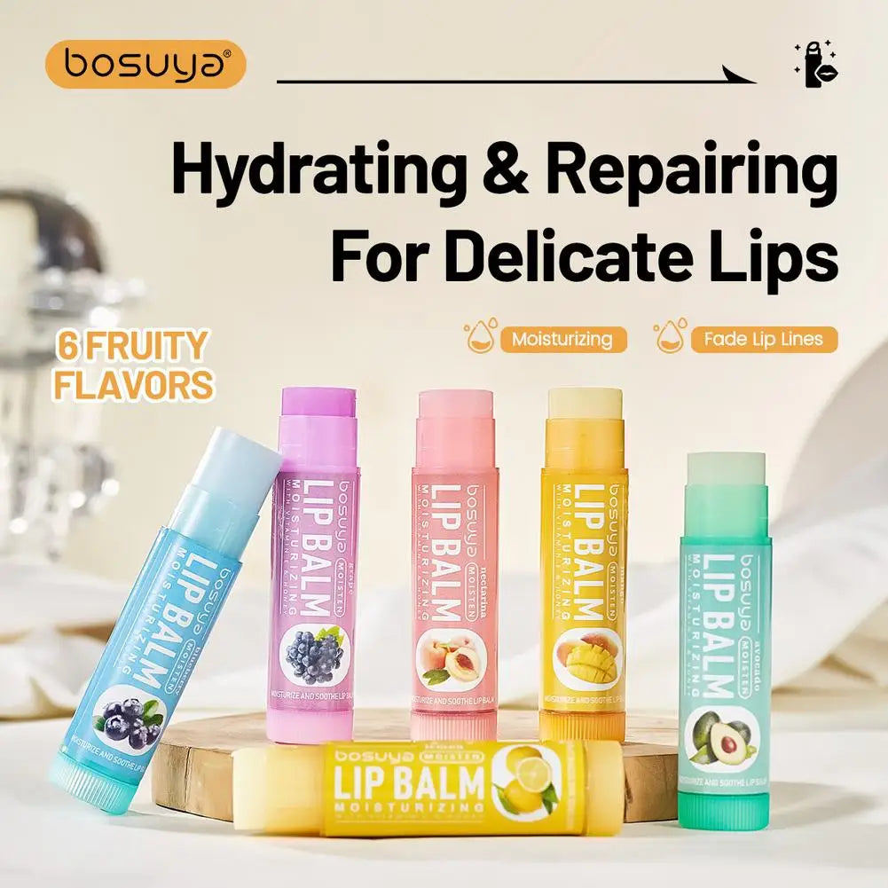 Fruit Series Lip Balm Honey Grape Avocado Moisturizing Bulk Mini Dry Qme