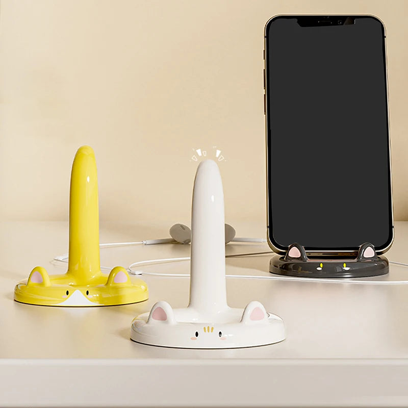 Mini Mobile Phone Holder Creative Desktop Can Be Used As Decorative Qme