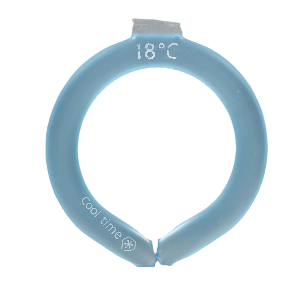 Neck Cooling Ring Reusable Neck Cooling Wraps Wearable Cooling Neck Tube 18 Degrees Celsius Freezing Ergonomic Neck Cooling Tube Qme