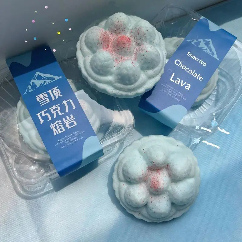 Slow Rising Toy Cherry Strawberry Milk Cube Soft Bread Bun Stress Relief Sensory Fidget Toy for Student Anxiety Relief Qme