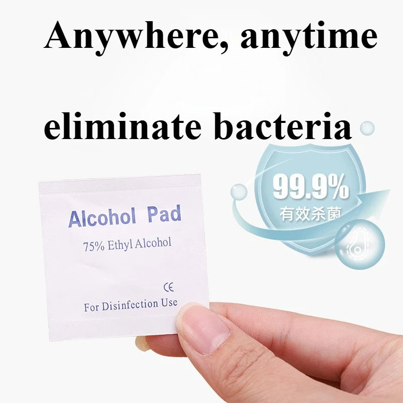 Disposable disinfection car interior cleaning wound treatment essential for home, 75% alcohol disinfection cotton paper Qme