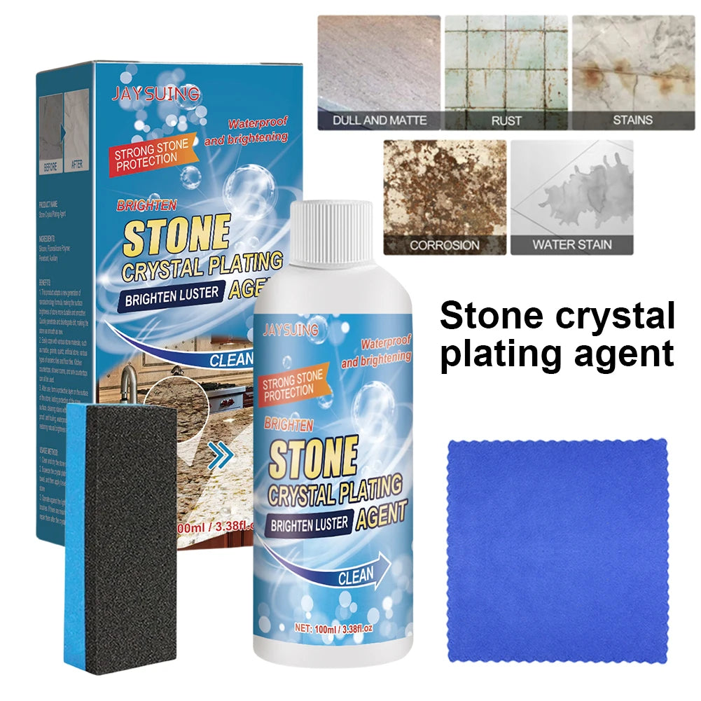 Stone Nano Crystal-Plating Agent Stone Stain Remover Cleaner Marble Crystal Plating Agent Nano Stone Crystal Plating Liquid Qme