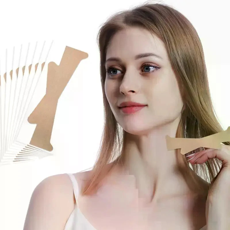 Face Neck Lifting Stickers Breathable Waterproof Anti Wrinkle Chin Qme