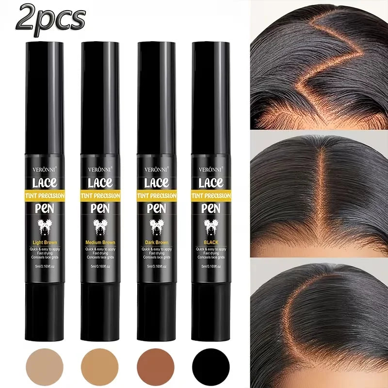 Wig Lace Headgear Dyeing Pens Used Coloring Complementary Qme