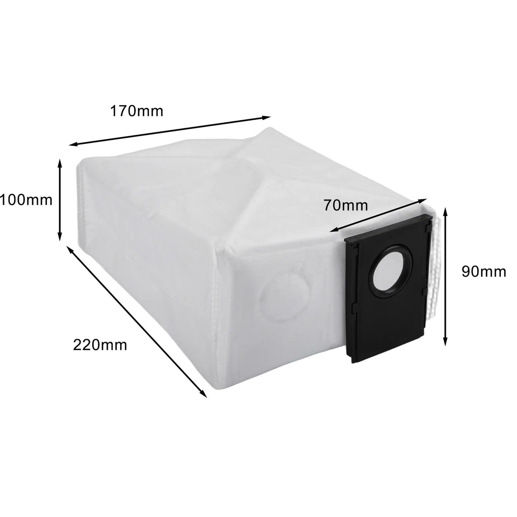 4/10 Pcs Replacement Dust Bags Compatible With For Eureka J15 For Evo Ultra Self-Emptying Robot Vacuum 3.5L Auto-Empty Bag Qme