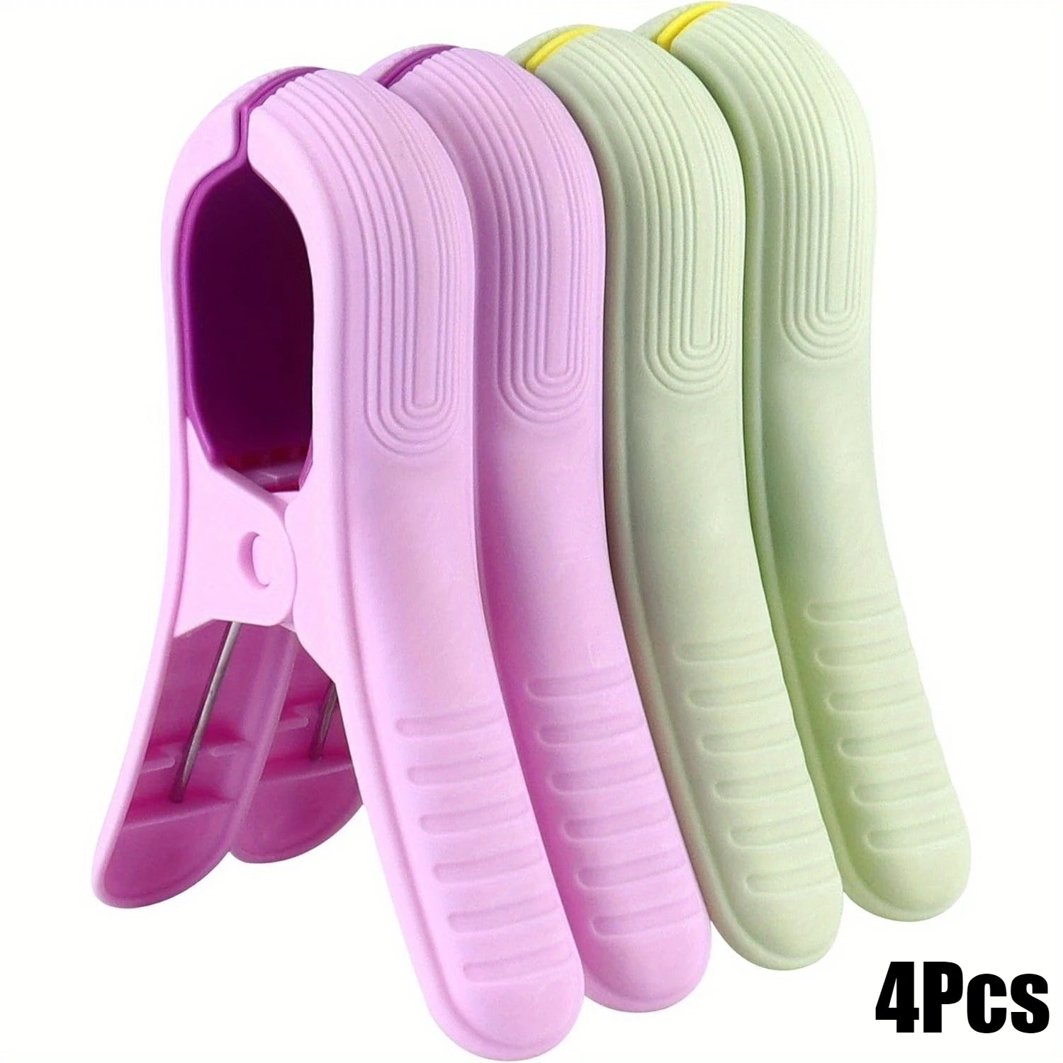 2 Large Beach Towel Clips Windproof Non-slip Clothes Pegs Sun Qme 4Pcs