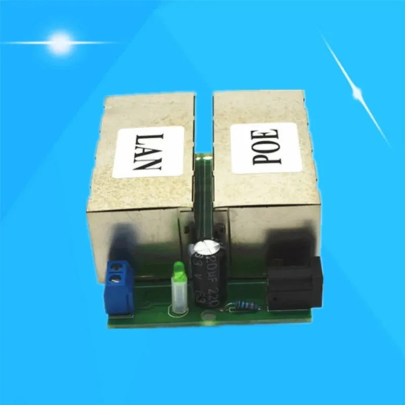 8-Port POE Injector Module POE Combiner for Wireless AP Bridge CCTV Surveillance Centralized Power Supply Bare Board Qme