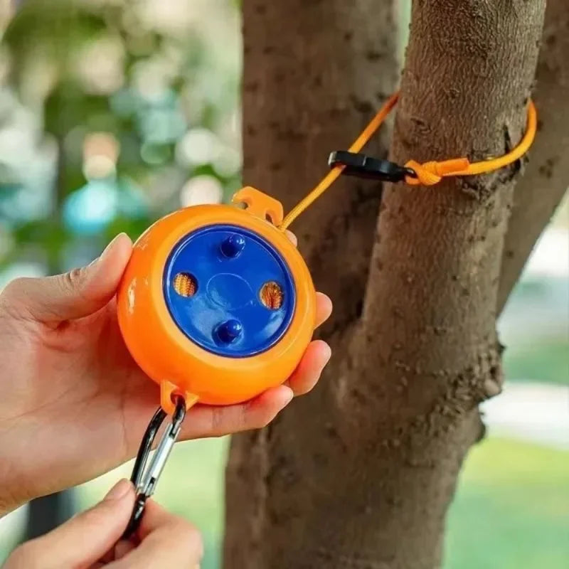 33ft Portable Travel Clothesline Adjustable Clips Hotel Camping Qme