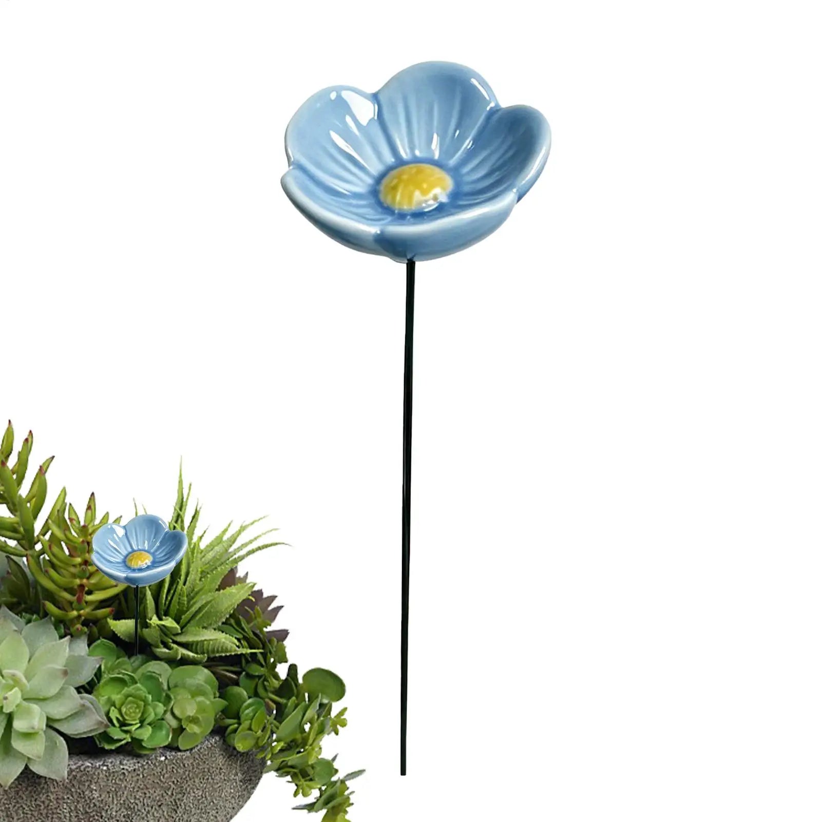 hot new Bee Feeder Decorative Ceramic Waterer Bird Water Bowl For Yard Outside Outdoor Home Patio Porch Deck Balcony Qme