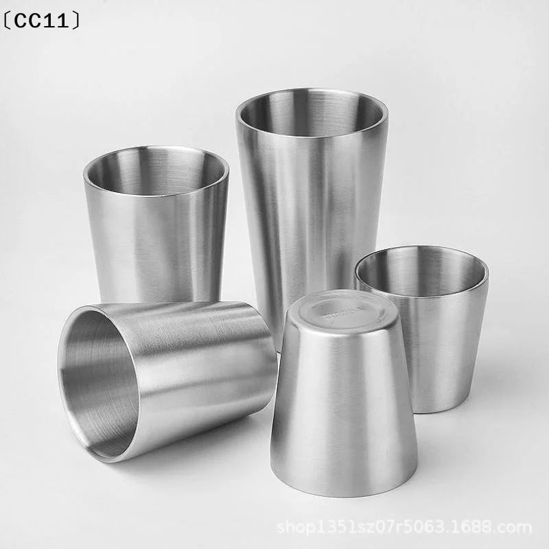 260 300 350 Stainless Steel Premium Drinking Cups Shatterproof Cold Qme