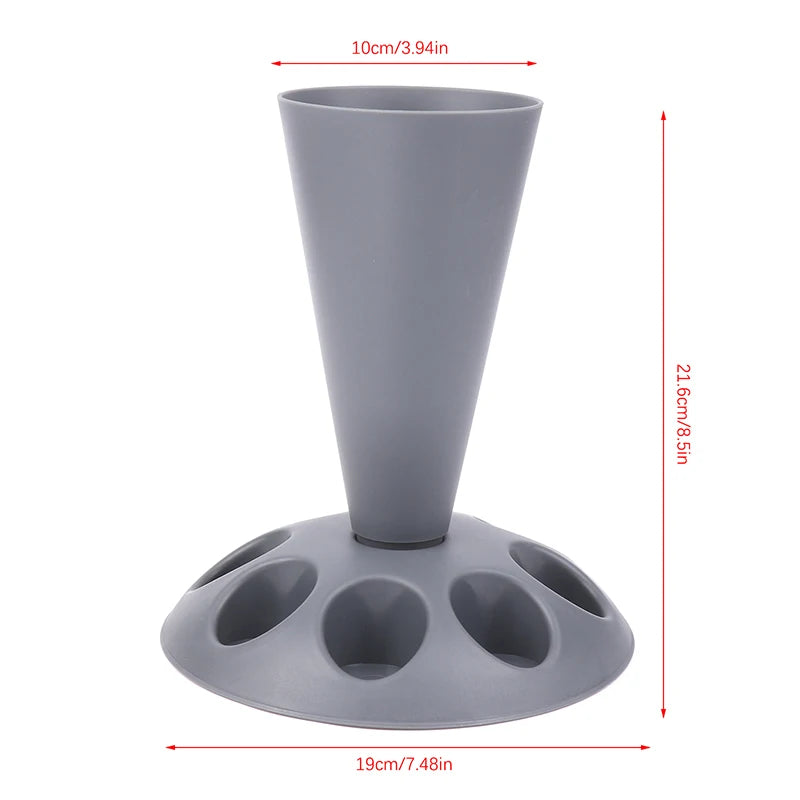 Piping Bags Rack Pastry Holder Easy Filling Icing Stand Nozzle Qme