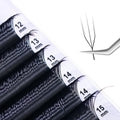 NATUHANA U-shaped YY Eyelash Cosplay 3D 4D 5D-W Shape Lashes Premium Qme U-Double 3DW LU 0.07mm|8mm