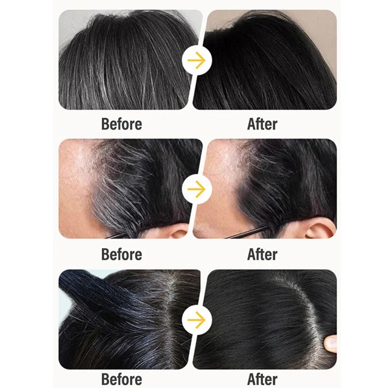 Temporary Hair Color Stick with Comb Natural Gray Coverage Black Brown Hair Root Touch Up Stick Portable Hair Color Non Greasy Qme