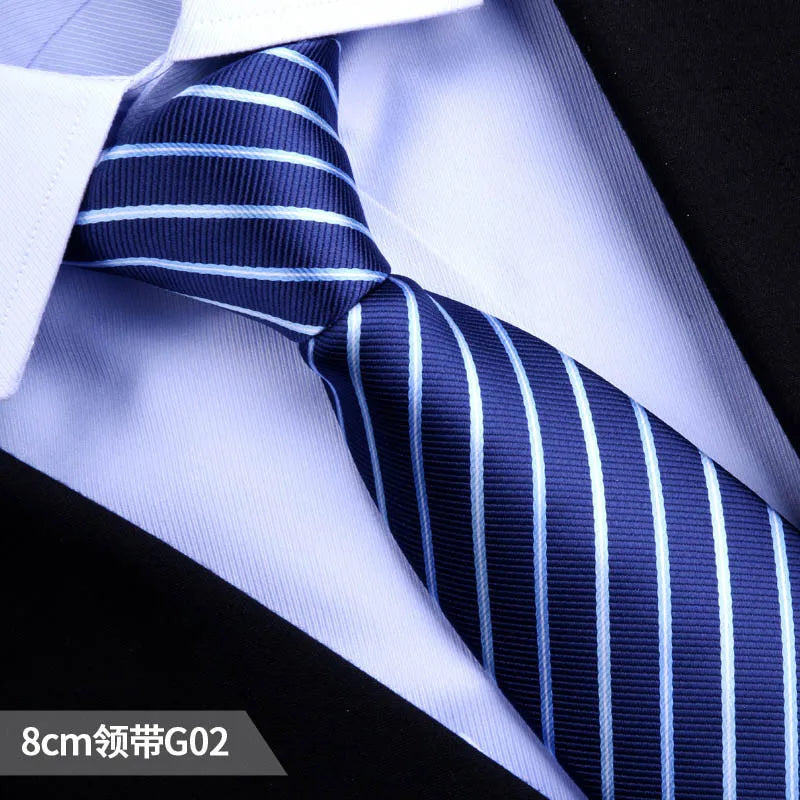 Men Jacquard Tie Dot Stripe Necktie Accessories Daily Wear Shirt Suit Qme cl-7 China Mainland