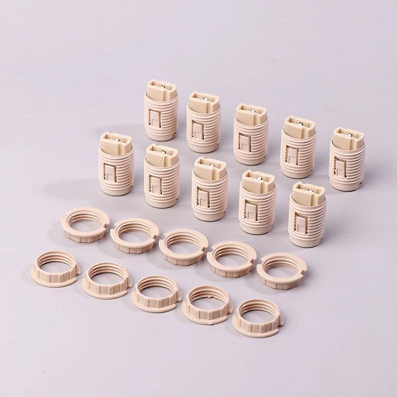 G9 Lamp Holder Ring Bases Socket Plastic Shell Ceramic M10 Bracket Qme