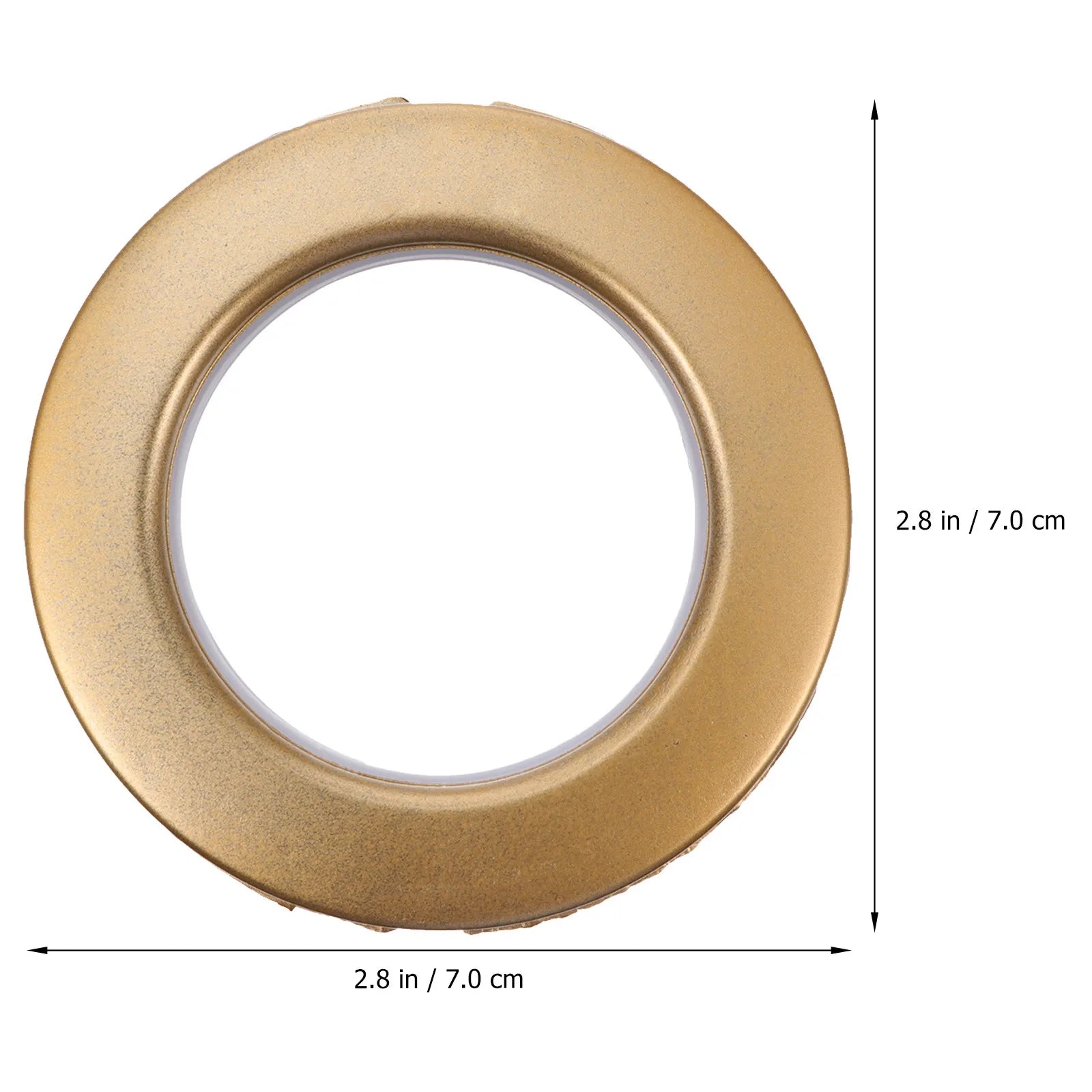 80Pcs Plastic Curtain Eyelet Rings Nanoscale Roman Style High Durability Low Noise Sliding Rings for Curtains Drapery Fabric Qme