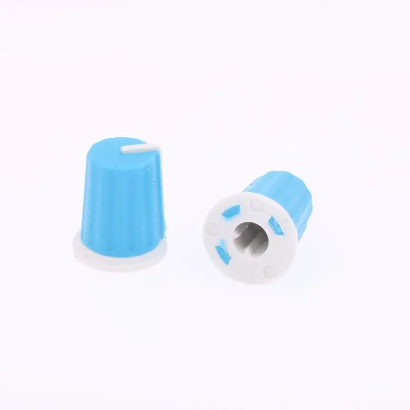 2 16x19mm Rubber Potentiometer Knob Mixer DJM Series DJM-2000 900 850 Qme Blue White X2