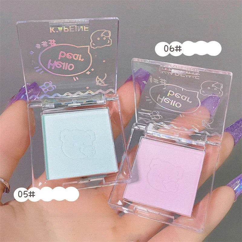 Matte Peach Red Blush Palette Contour Powder Makeup Multi-colored Long Lasting Brighten Cheek Tint Rouge Women New Cosmetics Qme