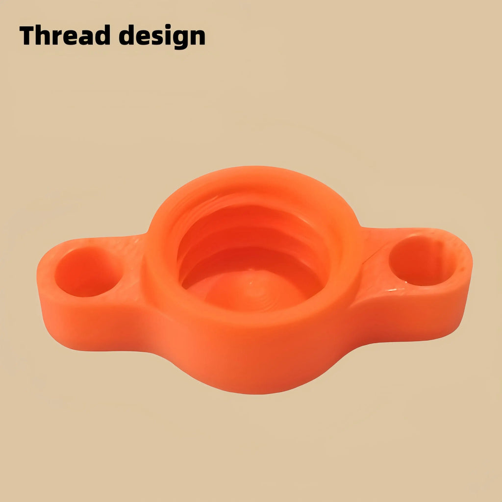 3-Piece glass glue sealing cover, durable plastic material, precise design, compact and portable, suitable for standard diameter Qme