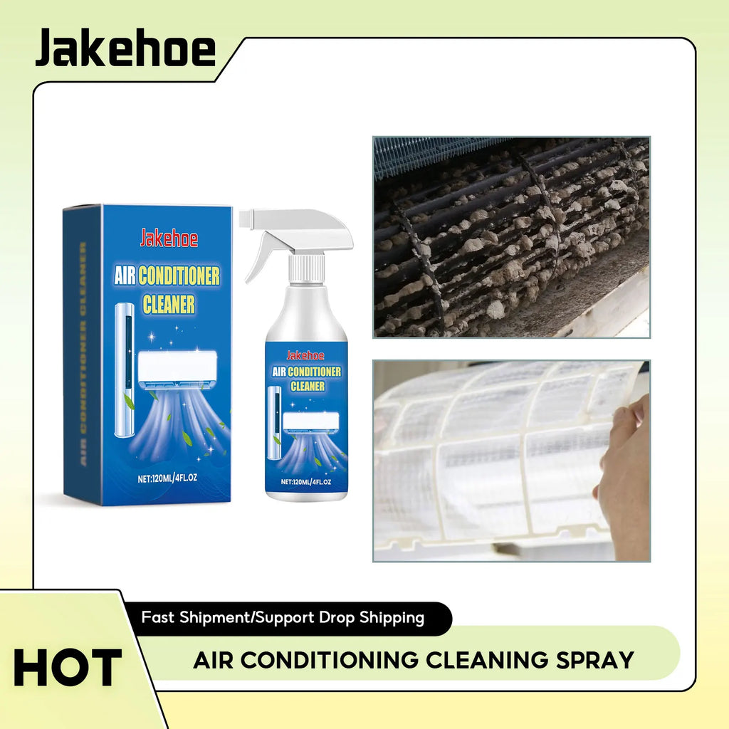 Air Conditioning Cleaning Spray Deodorizer Radiators Fan Cleaner Coil Dirt Clean Wash Foam Multipurpose Air Conditioner Cleaner Qme