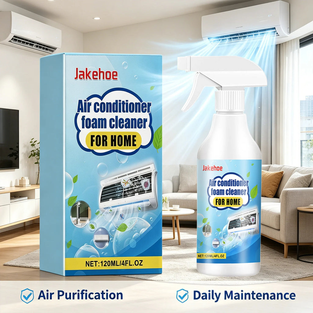 Air Conditioner Foam Cleaner Remove Stains Eliminate Odor Restore Operating Efficiency Improving Lifespan No-Rinse Foaming Spray Qme