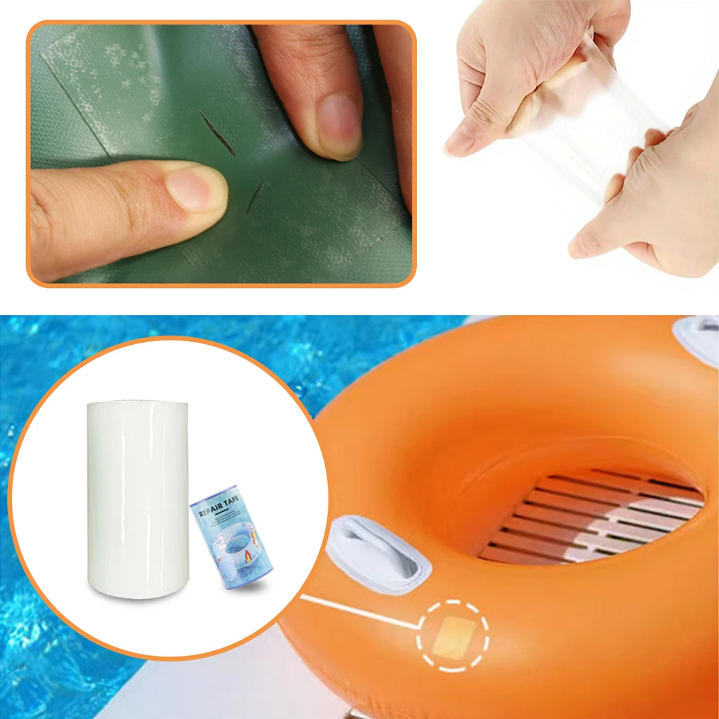 TPU Repair Air Leakage Tape Transparent Repair Patch Inflatable Product Repair Patch Inflatable Swimming Circle Repair Tape Qme