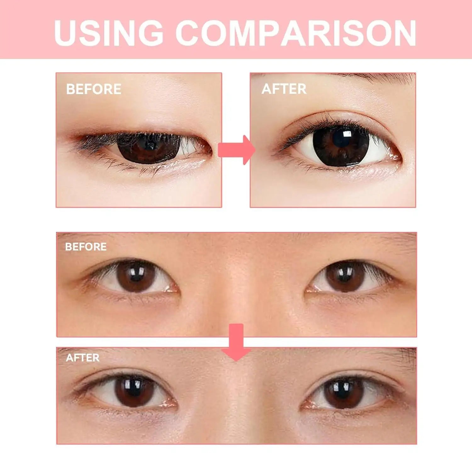Long-acting Invisible Double Eyelid Shaping Cream Waterproof Quick-drying Magic Big Double Eyelids Styling Cream Makeup Tools Qme
