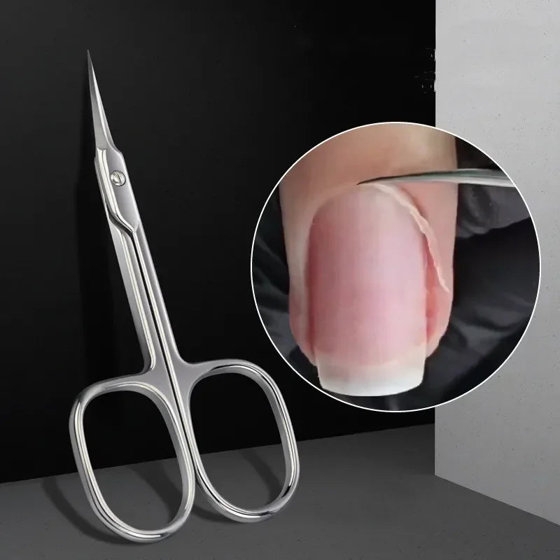 Cuticle Nippers Scissors Nail Clipper Trimmer Dead Skin Remover Qme