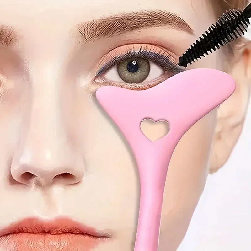 1 Pink Makeup Guide Multi-functional Heart-shaped Eyeliner Lipstick Qme