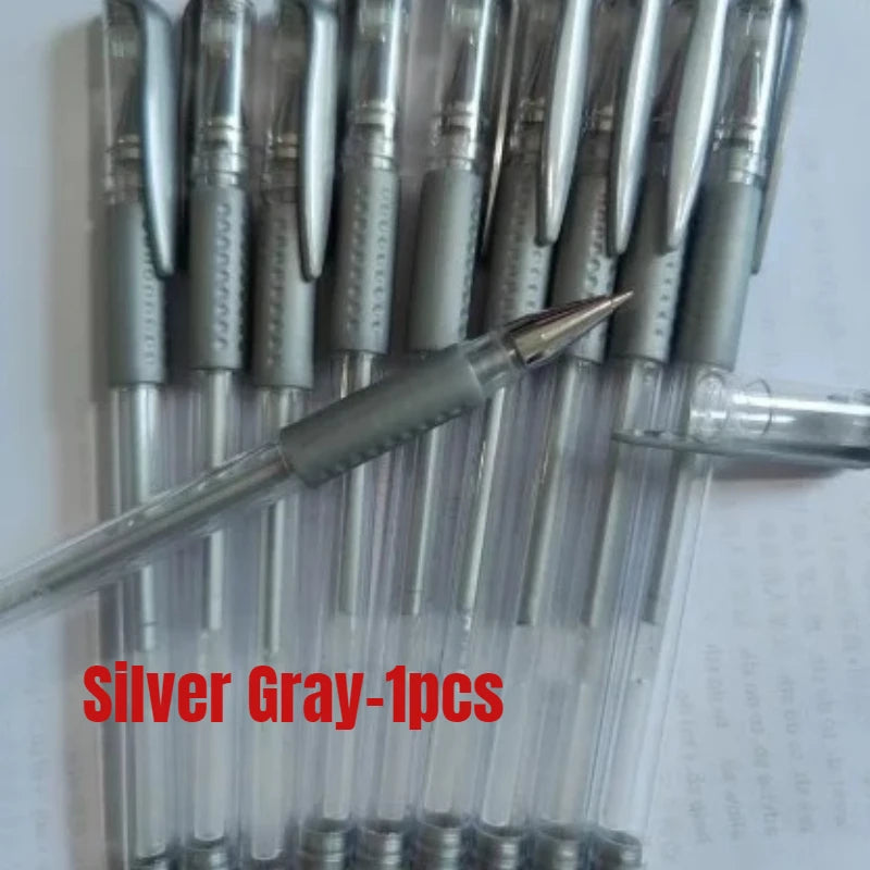 White Surgical Skin Marker Pen for Permanent Makeup Eyebrow Scribe Waterproof Marker Brow Pencil Tattoo Accessories Supplies Qme Silver Gray-1pc