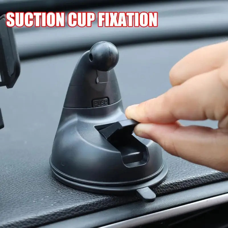 360 Degree Rotation Car Suction Cup Phone Mount Dashboard Instrument Qme